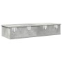 Estante de pared con cajones madera contrachapada gris hormigón de , Estantes y estanterías - Ref: Foro24-859962, Precio: 65,...