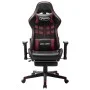 Gaming chair with footrest black and red synthetic leather by vidaXL, Gaming chairs - Ref: Foro24-20517, Price: 175,79 €, Dis...