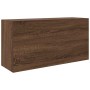 Mueble de pared baño madera ingeniería roble marrón 80x25x40 cm von , Badezimmerwaschtische - Ref: Foro24-860091, Preis: 59,6...
