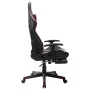 Gaming chair with footrest black and red synthetic leather by vidaXL, Gaming chairs - Ref: Foro24-20517, Price: 175,79 €, Dis...