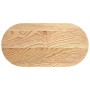 Tablero de mesa ovalado madera maciza de roble 80x40x2 cm by , Table tops - Ref: Foro24-4009061, Price: 45,36 €, Discount: %