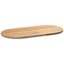 Tablero de mesa ovalado madera maciza de roble 80x40x2 cm by , Table tops - Ref: Foro24-4009061, Price: 45,36 €, Discount: %
