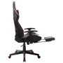 Gaming chair with footrest black and red synthetic leather by vidaXL, Gaming chairs - Ref: Foro24-20517, Price: 175,79 €, Dis...