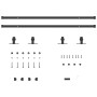 Kit de puerta corredera de armario acero carbono 200 cm von , DIY-Zubehör - Ref: Foro24-4009676, Preis: 28,12 €, Rabatt: %