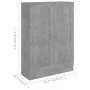 Concrete gray plywood book cabinet 82.5x30.5x11 cm by vidaXL, Bookcases and shelves - Ref: Foro24-802718, Price: 70,47 €, Dis...