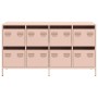 Aparador de acero laminado en frío rosa 135x39x73,5 cm by , Sideboards - Ref: Foro24-3307168, Price: 224,62 €, Discount: %