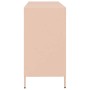 Aparador de acero laminado en frío rosa 135x39x73,5 cm by , Sideboards - Ref: Foro24-3307168, Price: 224,62 €, Discount: %