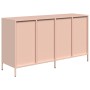 Aparador de acero laminado en frío rosa 135x39x73,5 cm by , Sideboards - Ref: Foro24-3307168, Price: 224,62 €, Discount: %