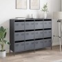 Aparador de acero laminado en frío antracita 135x39x103,5 cm de , Aparadores - Ref: Foro24-3307175, Precio: 307,67 €