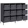 Aparador de acero laminado en frío antracita 135x39x103,5 cm by , Sideboards - Ref: Foro24-3307175, Price: 308,24 €, Discount: %