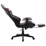 Gaming chair with footrest black and red synthetic leather by vidaXL, Gaming chairs - Ref: Foro24-20517, Price: 175,79 €, Dis...
