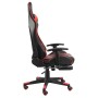 Swivel gaming chair with red PVC footrest by vidaXL, Gaming chairs - Ref: Foro24-20487, Price: 146,05 €, Discount: %