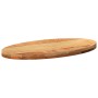 Tablero de mesa ovalado madera maciza de roble 80x40x4 cm by , Table tops - Ref: Foro24-4009049, Price: 74,16 €, Discount: %