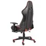 Silla gaming giratoria con reposapiés PVC rojo de vidaXL, Sillones para videojuegos - Ref: Foro24-20487, Precio: 144,58 €, De...