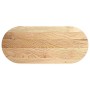 Tablero de mesa ovalado madera maciza de roble 140x60x4 cm by , Table tops - Ref: Foro24-4009068, Price: 179,65 €, Discount: %