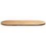 Tablero de mesa ovalado madera maciza de roble 140x60x4 cm by , Table tops - Ref: Foro24-4009068, Price: 179,65 €, Discount: %