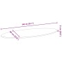 Tablero de mesa ovalado madera maciza de roble 140x60x2 cm by , Table tops - Ref: Foro24-4009040, Price: 94,16 €, Discount: %