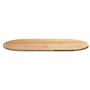 Tablero de mesa ovalado madera maciza de roble 120x60x2 cm by , Table tops - Ref: Foro24-4009063, Price: 96,99 €, Discount: %