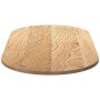 Tablero de mesa ovalado madera maciza de roble 120x60x2 cm by , Table tops - Ref: Foro24-4009063, Price: 96,99 €, Discount: %