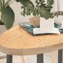 Tablero de mesa ovalado madera maciza de roble 100x50x4 cm by , Table tops - Ref: Foro24-4009042, Price: 100,16 €, Discount: %