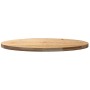 Tablero de mesa ovalado madera maciza de roble 100x50x4 cm by , Table tops - Ref: Foro24-4009042, Price: 100,16 €, Discount: %