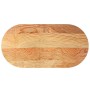 Tablero de mesa ovalado madera maciza de roble 120x60x4 cm de , Tableros para mesas - Ref: Foro24-4009075, Precio: 171,58 €, ...