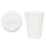 Vasos de café de papel con tapa 1000 uds 12oz 300ml by , Disposable cups - Ref: Foro24-3325217, Price: 141,45 €, Discount: %