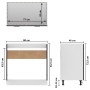 Waschbecken-Unterschrank aus schwarzem Sperrholz, 80 x 46 x 81,5 cm von vidaXL, Küchenschränke - Ref: Foro24-801197, Preis: 6...