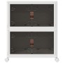 Caja de almacenaje apilable con ruedas 2niveles 75 L 64x40x76cm by , Cargo forklifts - Ref: Foro24-4012368, Price: 67,12 €, D...
