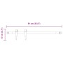 Kit de puerta corredera de armario acero carbono 91 cm von , DIY-Zubehör - Ref: Foro24-4009681, Preis: 18,92 €, Rabatt: %
