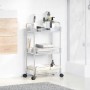 Carro de almacenamiento 3 niveles transparente 37x28x68 cm by , Cargo forklifts - Ref: Foro24-4012377, Price: 30,27 €, Discou...