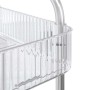 Carro de almacenamiento 3 niveles transparente 37x28x68 cm by , Cargo forklifts - Ref: Foro24-4012377, Price: 30,27 €, Discou...