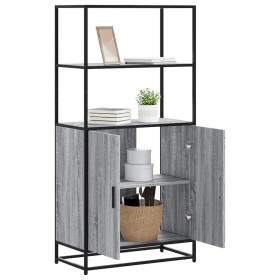 Aparador alto madera de ingeniería y metal gris Sonoma von , Sideboards - Ref: Foro24-849052, Preis: 112,26 €, Rabatt: %