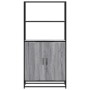 Aparador alto madera de ingeniería y metal gris Sonoma by , Sideboards - Ref: Foro24-849052, Price: 112,26 €, Discount: %