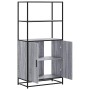 Aparador alto madera de ingeniería y metal gris Sonoma by , Sideboards - Ref: Foro24-849052, Price: 112,26 €, Discount: %