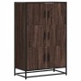 Aparador alto madera de ingeniería y metal marrón roble von , Sideboards - Ref: Foro24-849073, Preis: 105,42 €, Rabatt: %