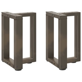 Patas de mesa centro forma T 2uds acero natural 28x25x(42-43)cm von , Tischbeine - Ref: Foro24-4013023, Preis: 78,78 €, Rabat...
