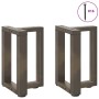 Patas de mesa centro forma T 2uds acero natural 28x25x(42-43)cm de , Patas para mesas - Ref: Foro24-4013023, Precio: 74,15 €,...