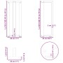 Patas de mesa consola en forma de T 2 unidades acero antracita by , Table legs - Ref: Foro24-4013042, Price: 106,12 €, Discou...