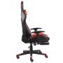 Drehbarer Gaming-Stuhl mit roter PVC-Fußstütze von vidaXL, Gaming-Stühle - Ref: Foro24-20497, Preis: 150,75 €, Rabatt: %