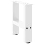 Patas de mesa de centro blanco 2uds acero 40x(30-31) cm de , Patas para mesas - Ref: Foro24-4013257, Precio: 56,17 €, Descuen...