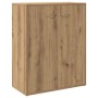 Aparador de madera de ingeniería roble artisan 60x30x75 cm by , Sideboards - Ref: Foro24-855899, Price: 69,56 €, Discount: %