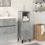 Armario de baño madera contrachapada gris hormigón 30x30x100 cm by , bathroom vanities - Ref: Foro24-857110, Price: 54,95 €, ...