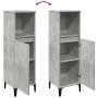 Armario de baño madera contrachapada gris hormigón 30x30x100 cm by , bathroom vanities - Ref: Foro24-857110, Price: 54,95 €, ...