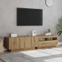 Mueble de TV luces LED madera roble artisan 180x35x40 cm von , TV-Möbel - Ref: Foro24-3329164, Preis: 159,85 €, Rabatt: %