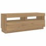 Mueble de TV luces LED madera roble artisan 300x35x40 cm von , TV-Möbel - Ref: Foro24-3329170, Preis: 290,63 €, Rabatt: %
