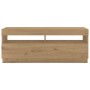 Mueble de TV luces LED madera roble artisan 300x35x40 cm von , TV-Möbel - Ref: Foro24-3329170, Preis: 290,63 €, Rabatt: %