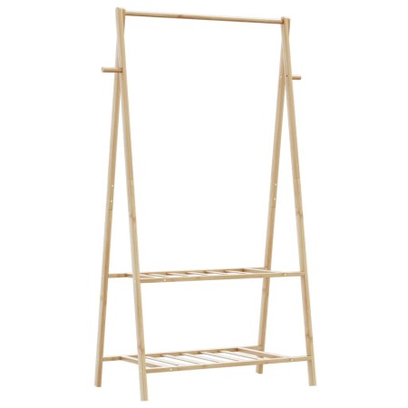 Perchero con estantes bambú 96x45,5x150,5 cm von , Kommoden-Organizer und Bar-Kleiderbügel - Ref: Foro24-4008908, Preis: 41,9...