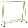 Perchero con estantes y ruedas 106x34x106,5 cm bambú von , Kommoden-Organizer und Bar-Kleiderbügel - Ref: Foro24-4008903, Pre...