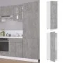 Engineered concrete wood refrigerator cabinet 60x57x207 cm by vidaXL, Kitchen cabinets - Ref: Foro24-802542, Price: 168,48 €,...